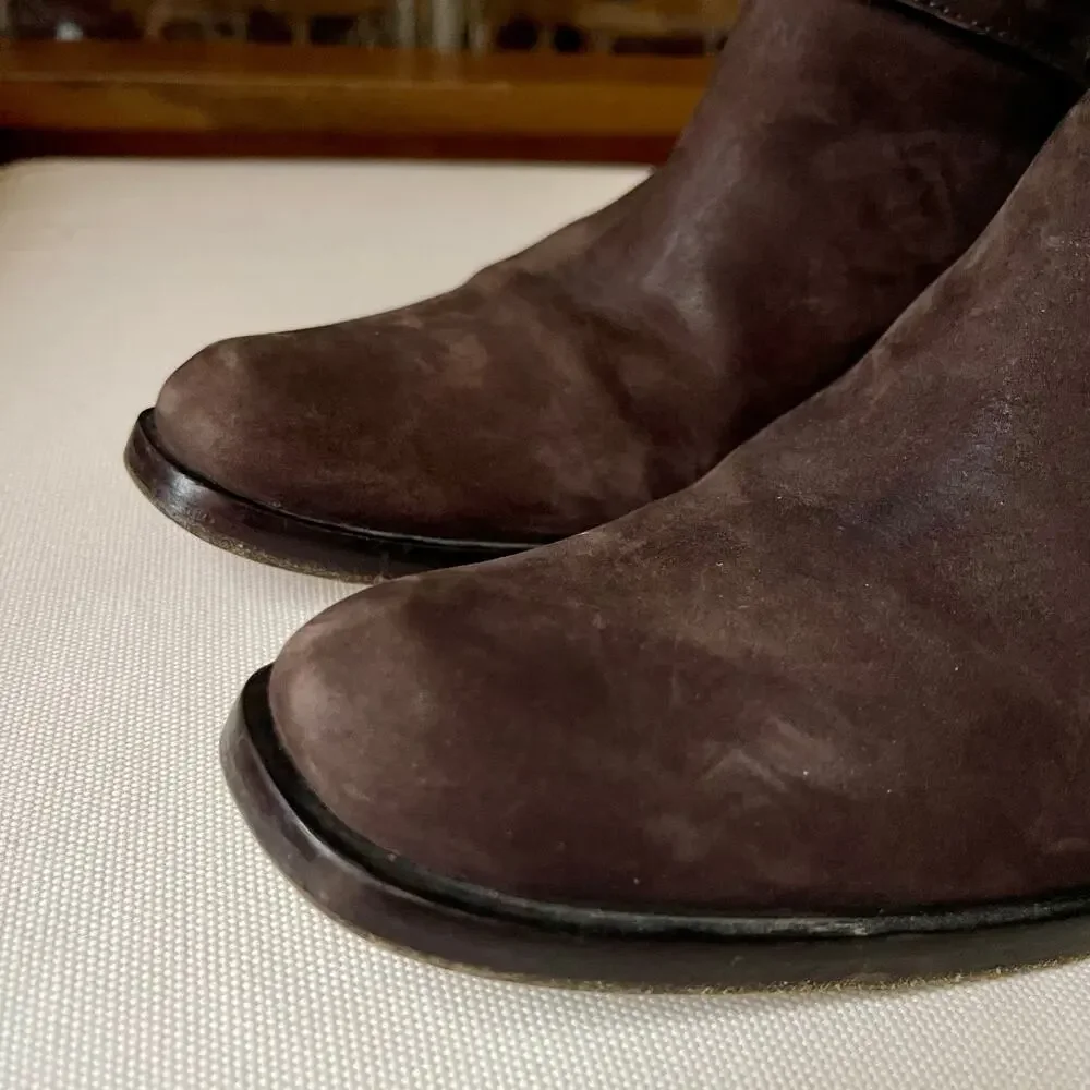 Donald J Pliner Western Couture Collection Noel Brown Boots 6.5 - Picture 7 of 10